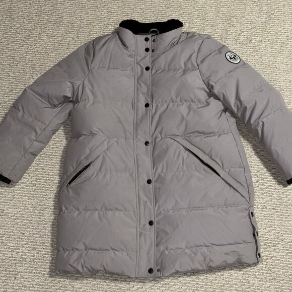Arctic Expedition Slate Grey Winter Coat Plus Size - Picture 3 of 12
